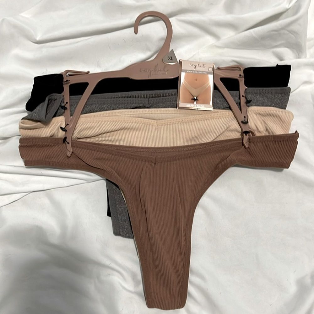 NWT- Icy Hot Lingerie- XL. 4 pack seamless thong